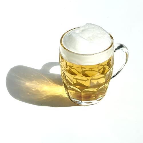 Burns Glass German Style 19 Oz Dimple Beer Mug (Set Of One) #TOP19