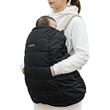 モンベル ポケッタブル ベビーキャリア ウォーマー 1124862 ブラック 1124862 ネイビー 抱っこ紐 防寒 ベビー用品 (ブラック)