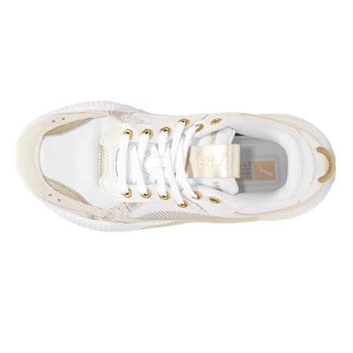 PUMA Womens Rs-X Glimmer Lace Up Sneakers Shoes Casual - White - Size 9 M4