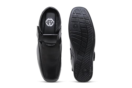 Image of BRUTE Leather Sandals for Men | Fisherman Sandals | Half Sandals