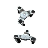 joyMerit 2x Déplacements de Meubles Coins Roulants Triangle avec 3 Roues en Caoutchouc Dur, 17 * 17 * 6cm