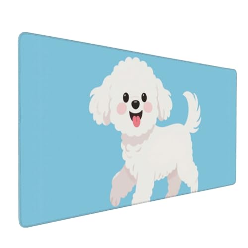 Tapis de souris de jeu caniche pour décorer et protéger le bureau d'ordinateur