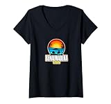Mujer Benalmádena España Vacaciones Españolas Grupo Familiar Camiseta Cuello V