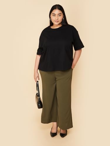Image of Max Plus Size Women Solid T-Shirt