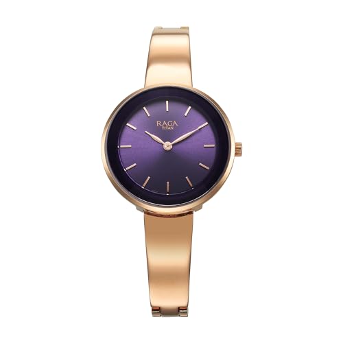 Titan-Raga-Showstopper-Quartz-Analog-Purple-Dial-Metal-Strap-Watch-for-Women-95276WM01