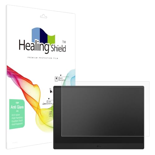Healingshield XLV[tیtB Screen Protector Light Anti-Fingerprint Anti-Glare Matte Film Compatible with LG GRAM+View 17MT70