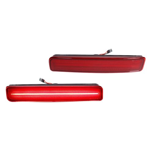 MNMSYH 2X Rear Bumper Red Quarter Panel Side Markers Lights Bulbs 2002-2010 Rb-255Rr for for Mountaineer 2002-2010
