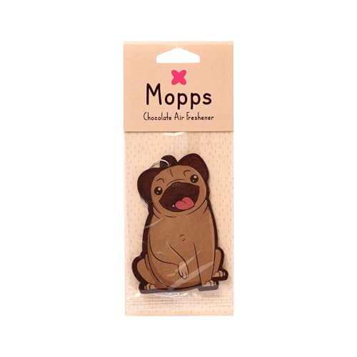 Image of Puckator Vanilla Mopps Pug Air Freshener - Diffuser Room Fragrance Air Fresheners For Home Bathroom - Small Aroma Mist Scent Diffusers - Odour Neutraliser Freshener - Cigarette Smoke Remover