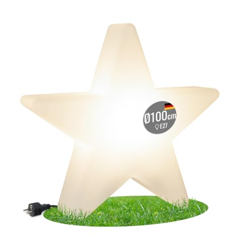 8 seasons design LED Weihnachtsstern XXL 100 cm Shining Star (weiß),...