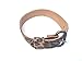 Leopard Print Leather Strap Thin One-piece handmade strap (16mm)