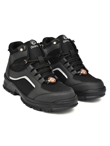 Image of Ozarro Steel Toe Safety Work Shoes | Premium Industrial | Anti-Slip & Steel Toe | Durable Construction | Comfortable Industrial Safety Shoes for Mens (S4463)