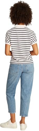Polo de manga corta mujer lyocell relaxed sin botones Tommy Hilfiger casual