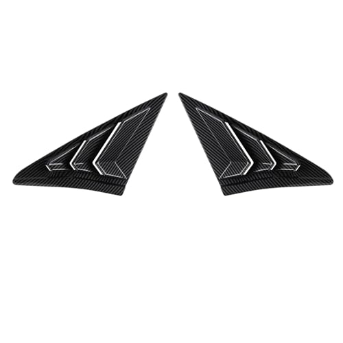 Persiennes latérales arrière Honda Civic en fibre de carbone look haut de gamme