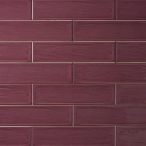 Tenedos Larissa Handmade Ceramic Subway 3x12 Wall Tile Backsplash Gloss
