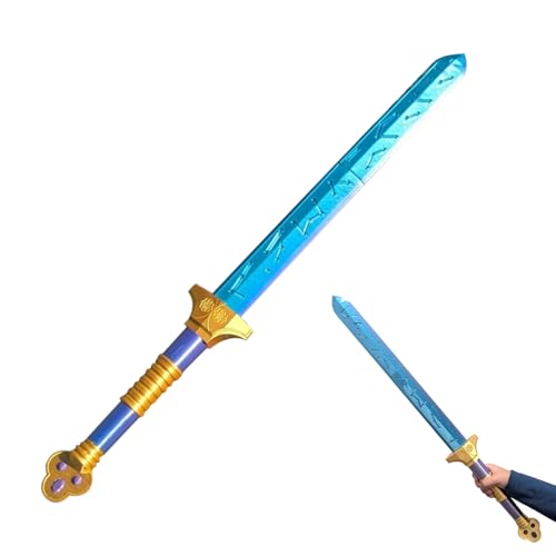 Genérico Espada Rumi de 25 Pulgadas, Espada de Cuatro Tigres Impresa en 3D, Accesorio de Cosplay de Anime para niños, Disfraces de Cazadores de Halloween, Disfraz de Personaje para fanáticos