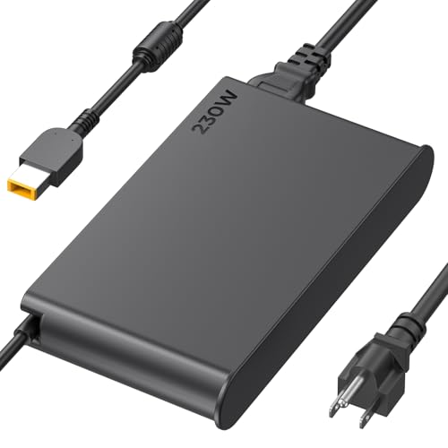 Replacement for Lenovo Legion Charger230W Laptop Charger for Lenovo Legion 5 7 5P C7 S7 Y540 Y545 Y740 Y730 Y900 Y910 Y920 Y7000 Y7000P ThinkPad P15 P16 P73 P72 P71 P53 P52 LOQ 15IRX9 Power Adapter