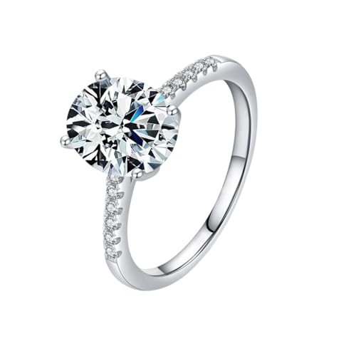 Bague femme argent vintage et alliance de fiançailles en zircone cubique