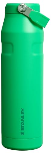 Image of Stanley IceFlow Flip Straw 2.0 Water Bottle 36 oz | Built-In Straw with Larger Opening | Lightweight and Leak Resistant | Insulated Stainless Steel | BPA-Free | Meadow