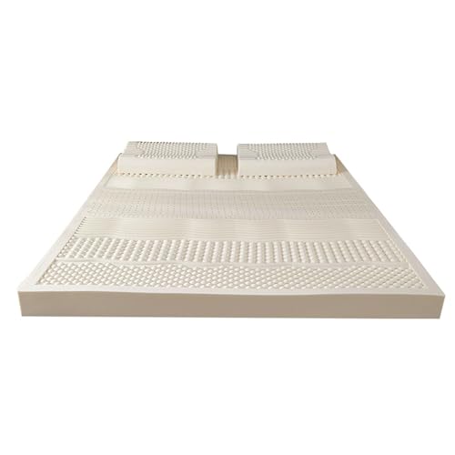 Colchón de látex, suave, 100 % natural, colchón relajante para dormitorio con colchón, 5 cm de grosor,