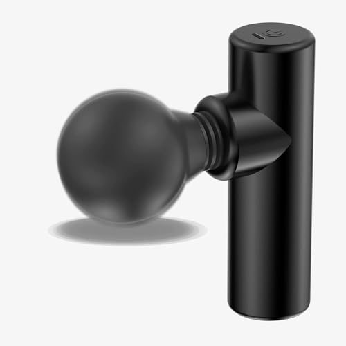 Image of Mini Portable Suitable For Gym Office Relaxation And Massager Electric Mini Fascial Gun Small Deep Travel, Friendly Muscle Massager Facial Massage Gun Pain Relief for Men & Women Black