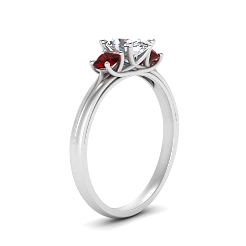 Image of Choose Your Gemstone Classic Three Stone Ring 925 Sterling Silver Oval Shape 3 Stone Engagement Rings Everyday Jewelry Wedding Jewelry Handmade Gifts for Wife US Size 4 to 12