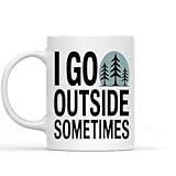 Humorous Gift Idea for Office Mate Nature Outdoors Mountain Travel -,handmade Funny Holidays Present for Men Women Friends Fjjjbh 11 Oz White Ceramic Coffee Mug