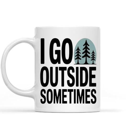Humorous Gift Idea for Office Mate Nature Outdoors Mountain Travel -,handmade Funny Holidays Present for Men Women Friends Fjjjbh 11 Oz White Ceramic Coffee Mug