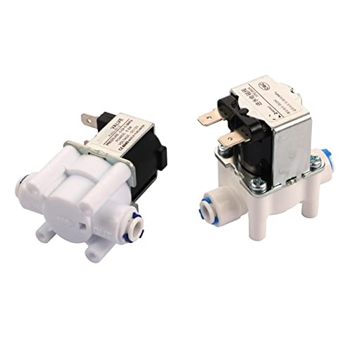 Vanne électromagnétique 1/4" NC DC 12V pour purificateur d'eau et machine à laver
