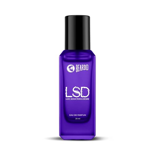 BEARDO Perfume For Men - LSD, 20Ml | Amber Spicy Scent | Concentrated Sprays - Long Lasting Fragrance | Eau De Parfum Gift For Men | Strong EDP For Men | Gift For Husband | Gift For Boyfriend