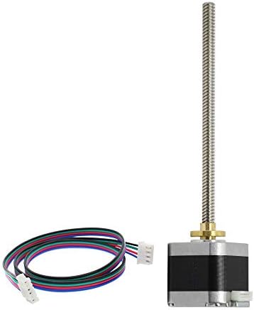 Iverntech NEMA 17 Stepper Motor with Integrated 310mm T8 Lead Screw for Prusa i3, Reprap Corexy, MP Select Mini 3D Printers and CNC Mile Routers