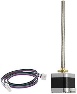 Iverntech NEMA 17 Stepper Motor with Integrated 310mm T8 Lead Screw for Prusa i3, Reprap Corexy, MP Select Mini 3D Printers and CNC Mile Routers