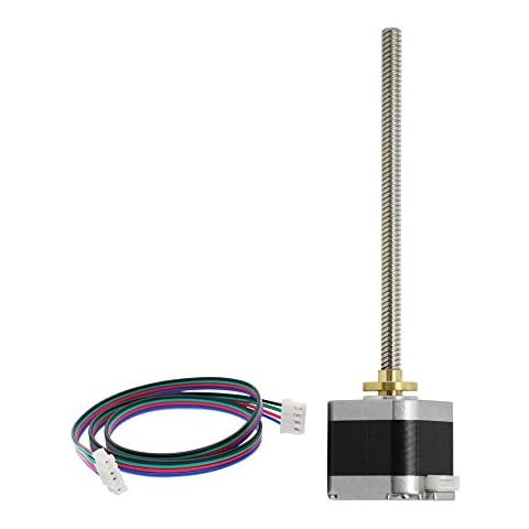 Iverntech NEMA 17 Stepper Motor with Integrated 150mm T8 Lead Screw for RepRap Prusa i3 3D Printers Z Axis or CNC Machine Cover