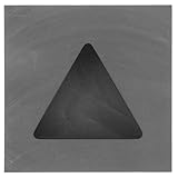 Hemobllo Graphit Dreieck Gießform für Gold Silber Metallguss Widerstandsfähige Schmelzform aus Graphit Metallgießzubehör für Schmuckherstellung und Selbstgemacht