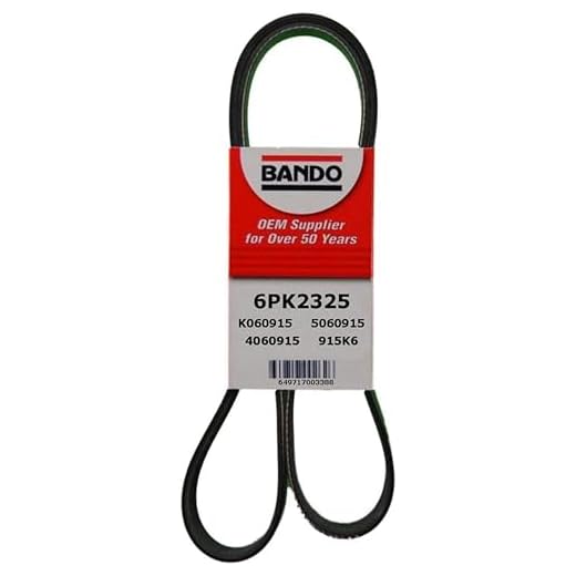 Bando USA 6PK2325 OEM Quality Serpentine Belt