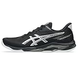 ASICS Men's Netburner Ballistic Ff 4 Sneaker, Black/White, 6.5 UK