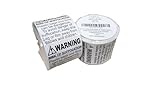 1 Roll/500 Labels - 2'x2' Warning Risk of Suffocation FBA Approved Pre-Printed Labels/Stickers