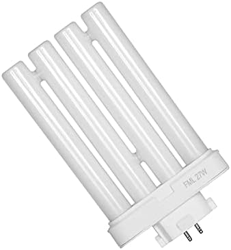 Arsuk 27w Replacement Bulb 4 Pin GX10Q-4 (6500k) for Daylight Energy Saving Reading Study Desk Lamps Lights