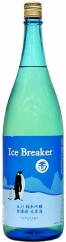Amazon Co Jp 日本酒 玉川 アイスブレーカー 純米吟醸 無濾過生原酒1800ｍｌ 木下酒造 食品 飲料 お酒