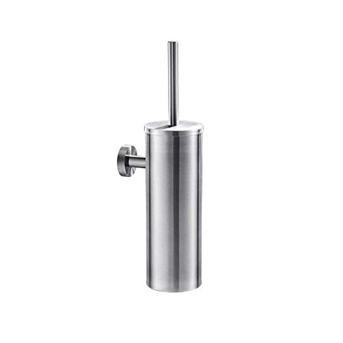 Stainless Steel Toilet Brush Set, Rust-Resistant Round Toilet Bowl Cleaner for Effortless Bathroom Cleaning, and Stylish Design, Essential Toilet Accessories