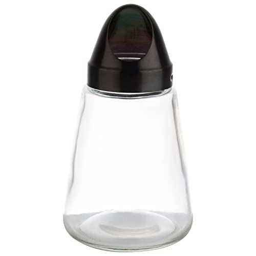 APS 40517 - Dispensador de aperitivos (cristal, tapa de rosca de acero inoxidable, diámetro de 8,5 cm, altura de 15,5 cm)