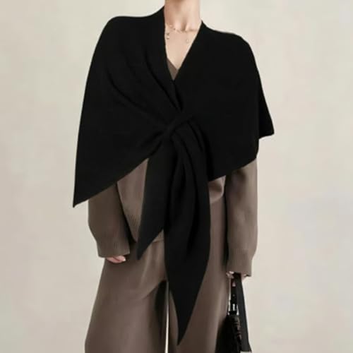 Gettoreach Women's Solid Color Shawl, Women's Spring and Summer All-Match Triangle Scarf Stay Warm, Chic and Light4