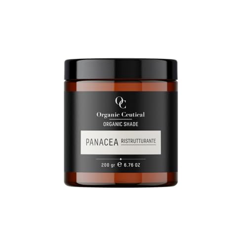 Panacea Impacco Ristrutturante Capelli 100% Naturale Made in Italy, Trattamento Volumizzante in Polvere con Altea, Semi di Lino, Soia e Arnica, Ricostruzione Capelli Danneggiati, 200 g