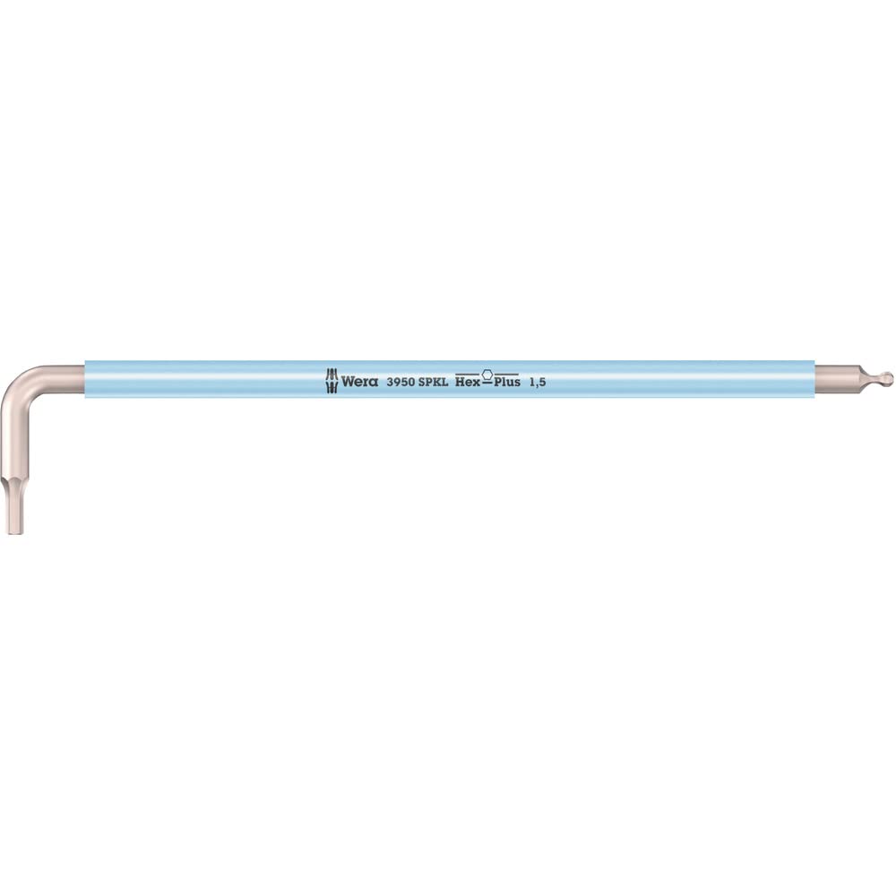 Wera 05022660001 3950 SPKL Multicolour L-key, metric, stainless, 1.5 x 90 mm