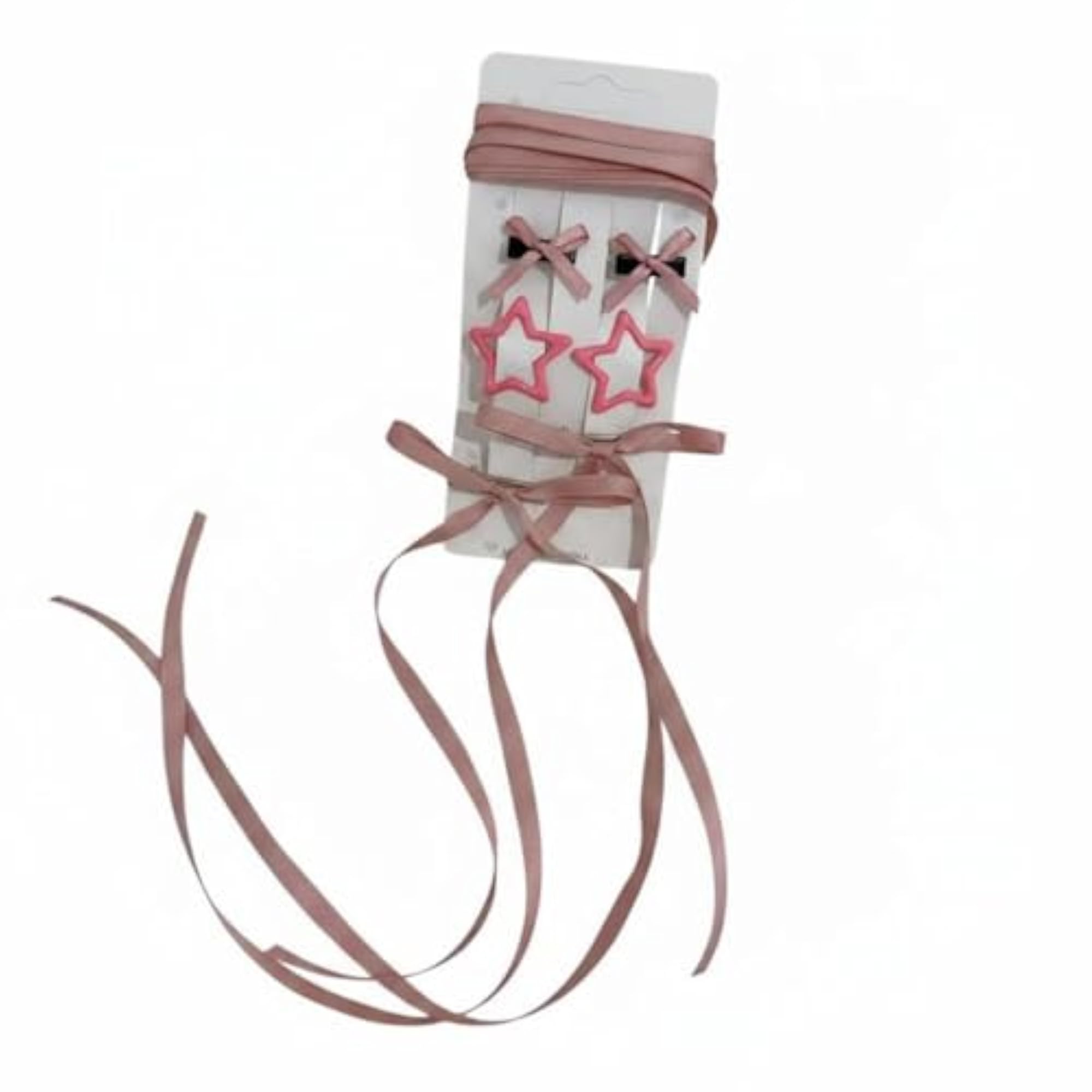 Colorful Braided Bow Hair Clip Set, Korean Style