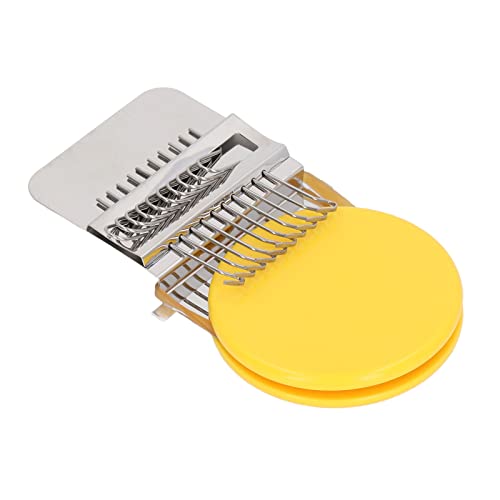 Fabater Mini Machine à Tricoter, Métier à Tisser à Main à 10 Aiguilles, Opération Simple pour la Réparation de Chaussettes, Outil de Tricot Portable en Acier Inoxydable avec Crochet et élastiques