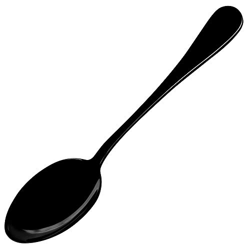 Noire Black Stainless Table Spoon, Dozen