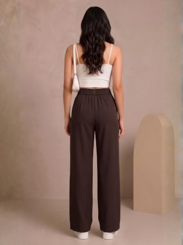 Image of Womens NS Lycra Korean High Waist Straight Pants