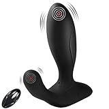 Utimi Butt Plug Anal Sex Toys Prostate Massager Waterproof Anal Vibrator Rechargeable with Remote Control Adult Sex Toys for Men or Women
