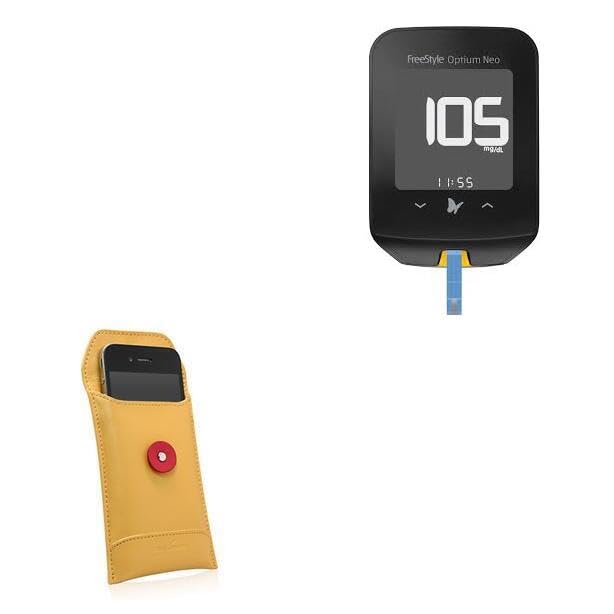 Case Compatible with Freestyle Optium Neo - Manila Leather Envelope, Retro Envelope Style Hip Cover