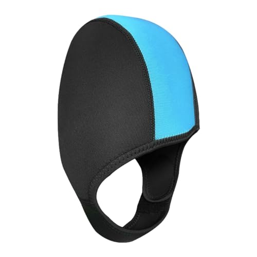 Swim Caps for Men - Neoprene 2.5mm Scuba Diving Hood, Durable Thermal Swim Cap for Cold Water | Professional Stretchable Adult Diving Hat for Water Sports, Winter Cold-Proof Wetsuit Hood